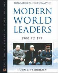 bokomslag Biographical Dictionary of Modern World Leaders