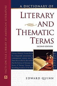 bokomslag Dictionary of Literary and Thematic Terms