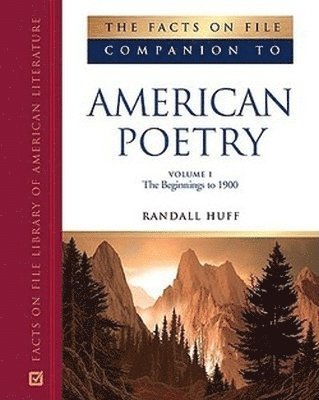 bokomslag Facts on File Companion to American Poetry
