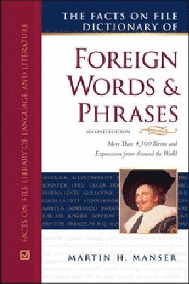 bokomslag Facts on File Dictionary of Foreign Words and Phrases