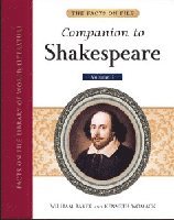bokomslag Facts on File Companion to Shakespeare (5-Volume Set)