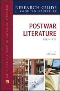 bokomslag Post-War Literature, 1945-1970