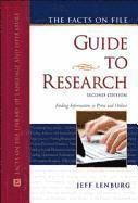 The Facts on File Guide to Research 1