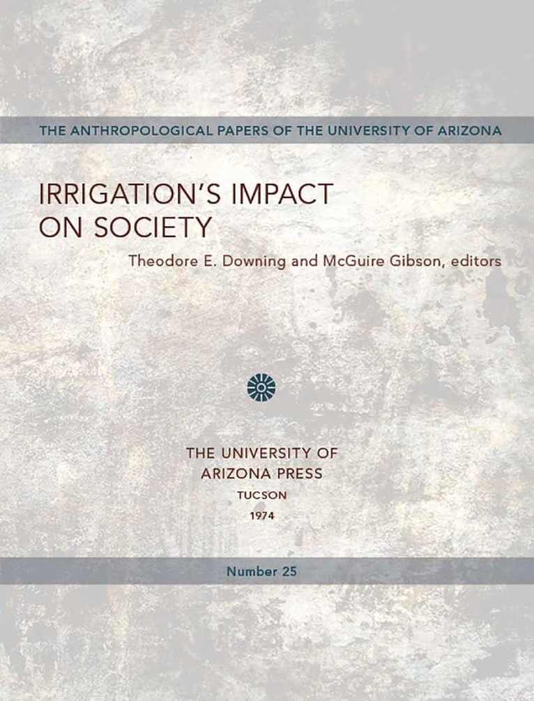 Theodore E. Downing, McGuire Gibson, Theodore E Downing - Irrigation's Impact on Society, Häftad