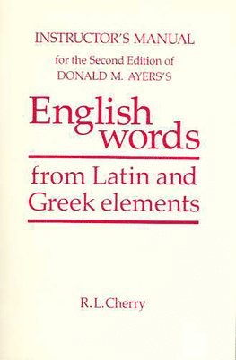 R.L. Cherry, R. L. Cherry - English Words Instructor's Manual, Häftad