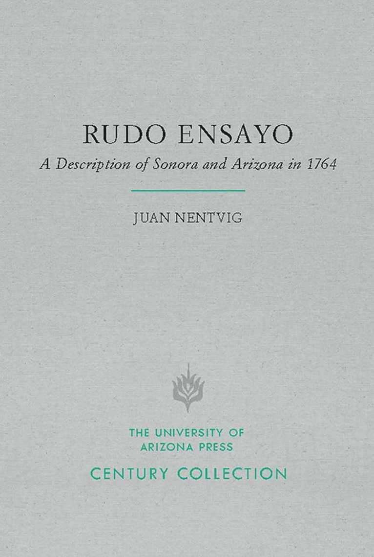 Juan Nentvig, Alberto Francisco Pradeau, Robert R. Rasmussen, Robert R Rasmussen - Rudo Ensayo, Häftad