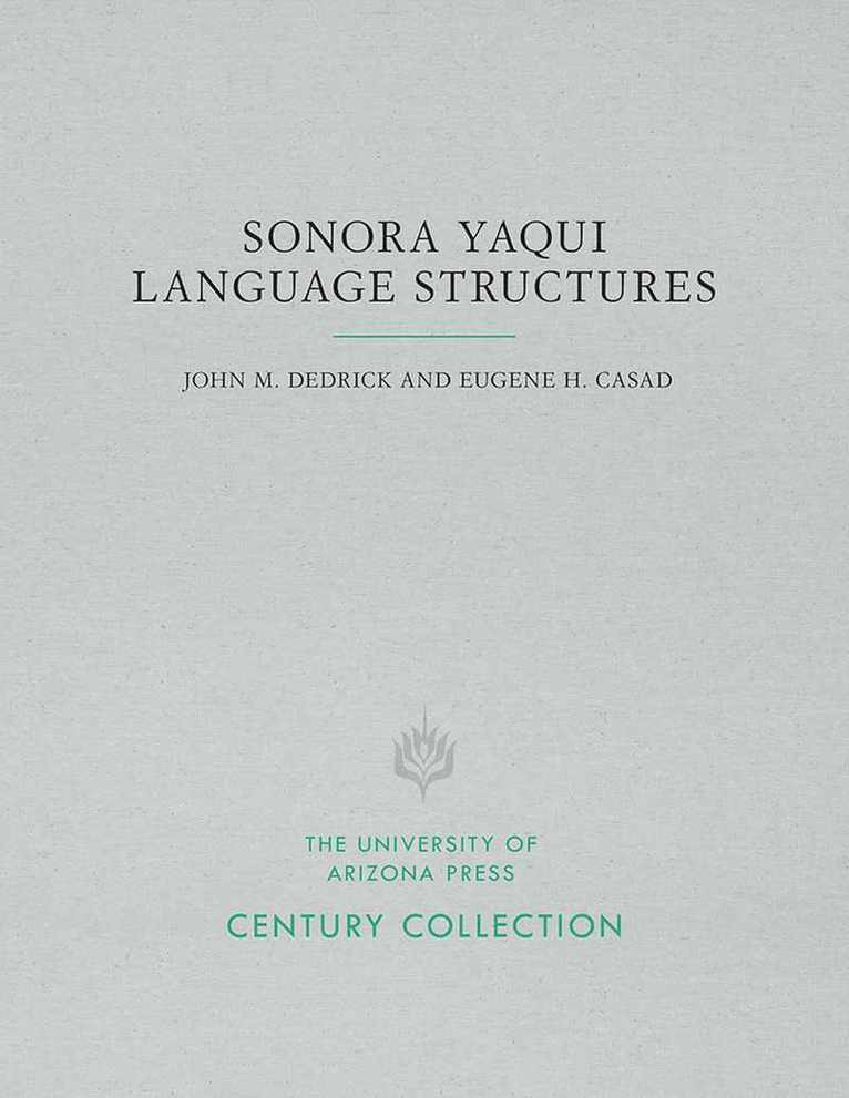 Sonora Yaqui Language Structures 1