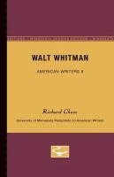 bokomslag Walt Whitman - American Writers 9: University of Minnesota Pamphlets on American Writers