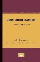 bokomslag John Crowe Ransom - American Writers 18