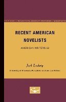 bokomslag Recent American Novelists - American Writers 22