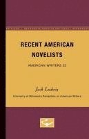 bokomslag Recent American Novelists - American Writers 22