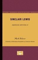 bokomslag Sinclair Lewis - American Writers 27: University of Minnesota Pamphlets on American Writers