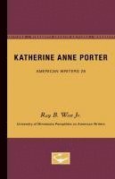 bokomslag Katherine Anne Porter - American Writers 28