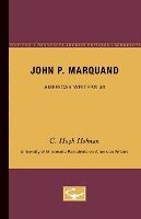 bokomslag John P. Marquand - American Writers 46