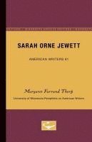 bokomslag Sarah Orne Jewett - American Writers 61: University of Minnesota Pamphlets on American Writers
