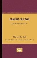 bokomslag Edmund Wilson - American Writers 67: University of Minnesota Pamphlets on American Writers