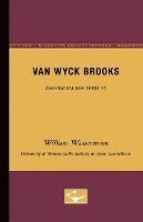 bokomslag Van Wyck Brooks - American Writers 71