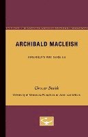 bokomslag Archibald MacLeish - American Writers 99