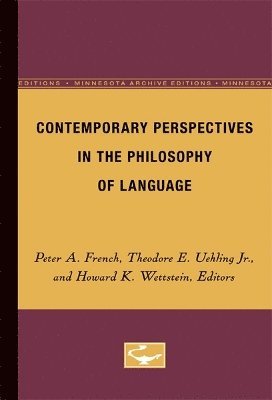 bokomslag Contemporary Perspectives in the Philosophy of Language