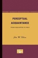 bokomslag Perceptual Acquaintance: From Descartes to Reid