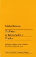 bokomslag Problems of Dostoevskys Poetics