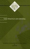 bokomslag Politics of Editing