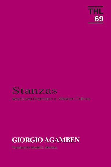 Georgio Agamben - Stanzas, Häftad