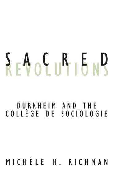 Michele H. Richman - Sacred Revolutions, Häftad