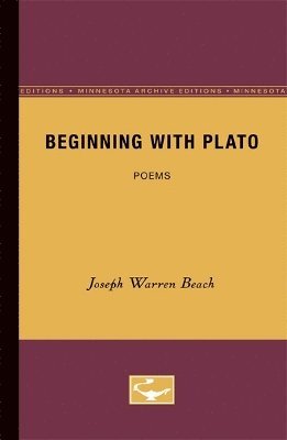 Beginning with Plato 1