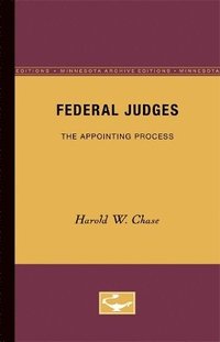 bokomslag Federal Judges