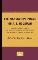 The Manuscript Poems of A.E. Housman 1