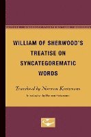 bokomslag William of Sherwoods Treatise on Syncategorematic Words