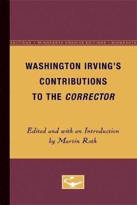 bokomslag Washington Irvings Contributions to the Corrector