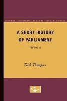bokomslag A Short History of Parliament
