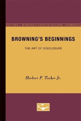 Brownings Beginnings 1