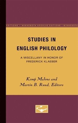 Studies in English Philology 1
