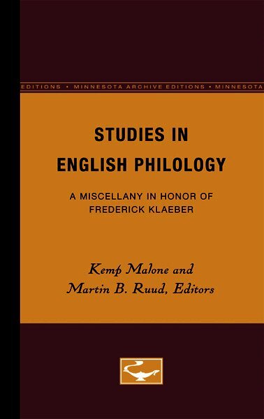 Studies in English Philology