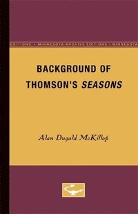 bokomslag Background of Thomsons Seasons