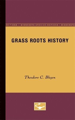 bokomslag Grass Roots History