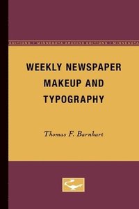 bokomslag Weekly Newspaper Makeup and Typography