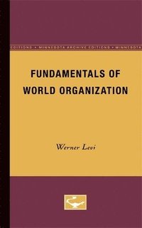 bokomslag Fundamentals of World Organization