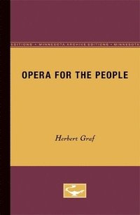 bokomslag Opera for the People