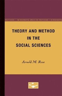 bokomslag Theory and Method in the Social Sciences