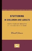bokomslag Stuttering in Children and Adults