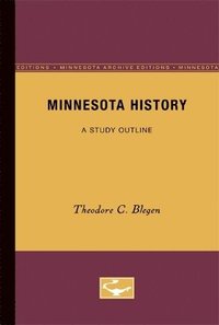 bokomslag Minnesota History