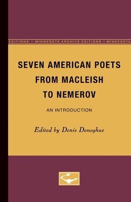 Seven American Poets from MacLeish to Nemerov 1