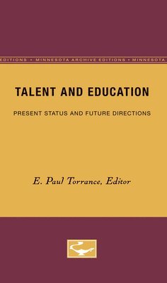 bokomslag Talent and Education