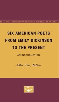 bokomslag Six American Poets from Emily Dickinson to the Present