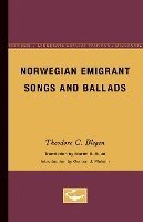 bokomslag Norwegian Emigrant Songs and Ballads