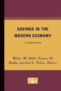 bokomslag Savings in the Modern Economy